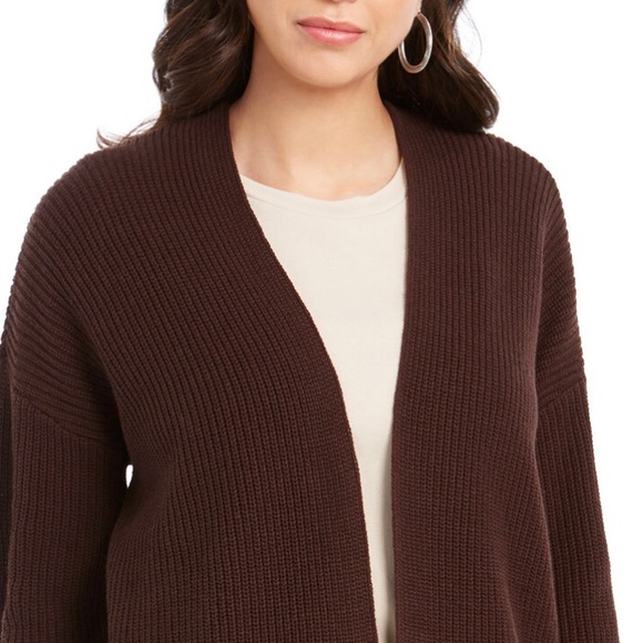 Style & Co Button-Side Oversized Cardigan - Picture 2 of 6